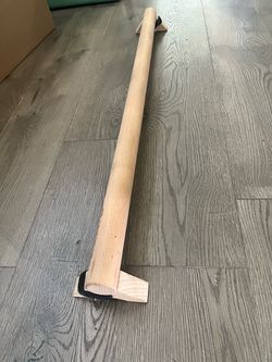 Wooden balance beam