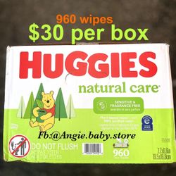 Huggies Natural Care Wipes 