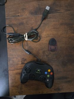 OG Original  Xbox S controller with memory card