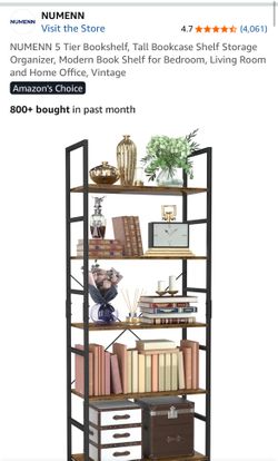5 Tier Bookshelf