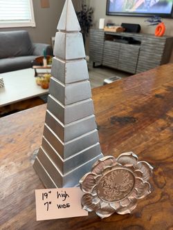 Silver Decorator Tower and Frame