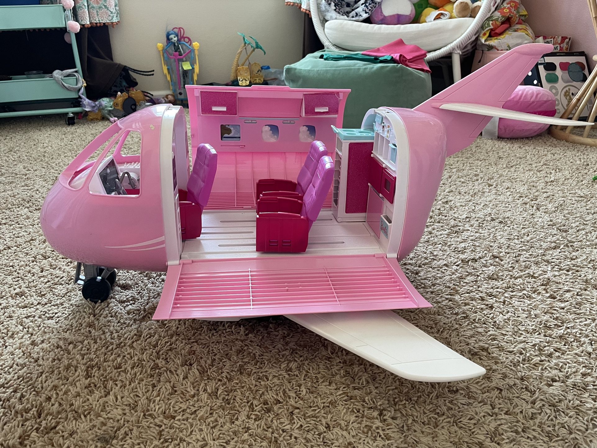 Pink Barbie Airplane 