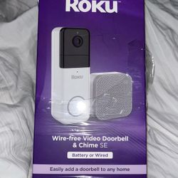 Roku wire-free Video Doorbell & Chime SE