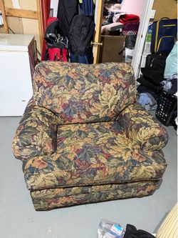 Couch and oversize chair