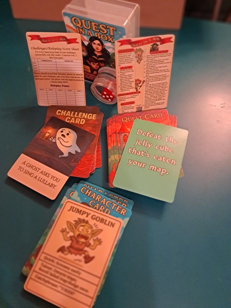 Quest in a Box – Family Adventure Card Game