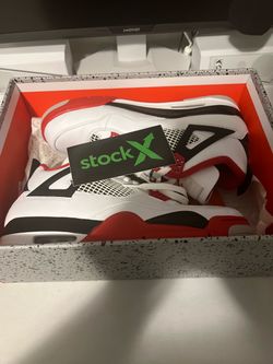 Air Jordan 4 Retro Red Cement Sneakers