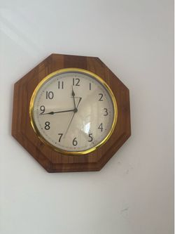 12” Octagon Wall Clock