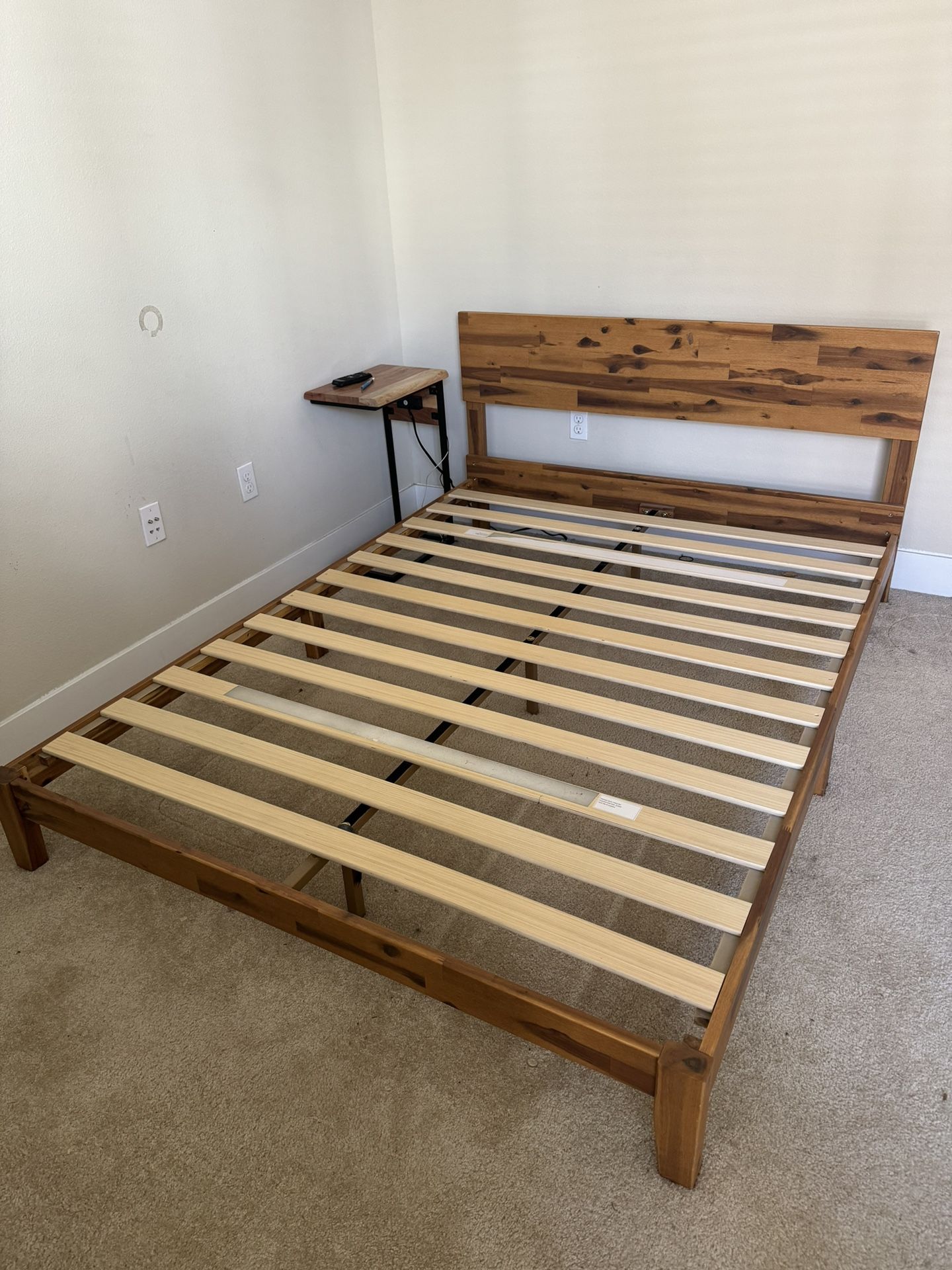 Queen Low Bed Frame Wood