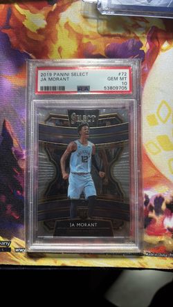 Ja Morant 2019 Panini Select Rookie PSA 10