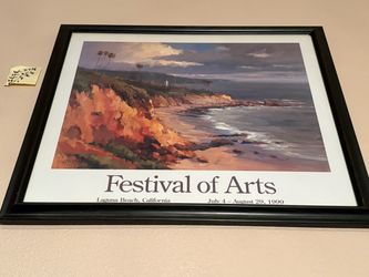 1999 Festival of Arts Laguna Beach Jacobus Poster