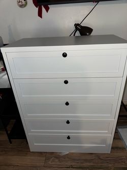 New 5 drawer metal dresser