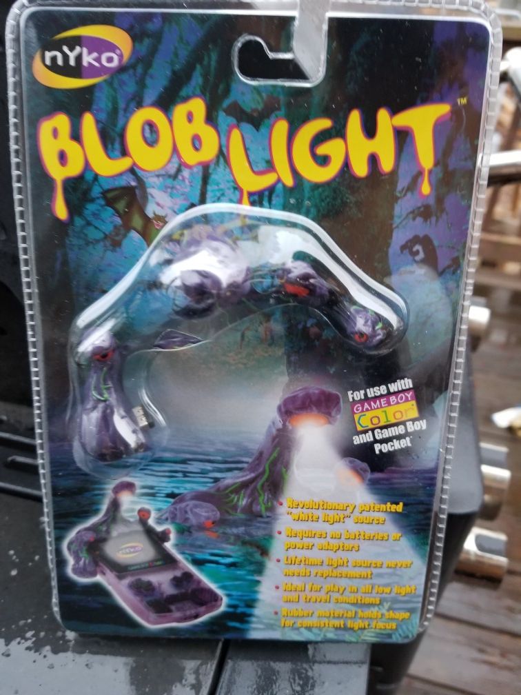 Blob light for game boy systems