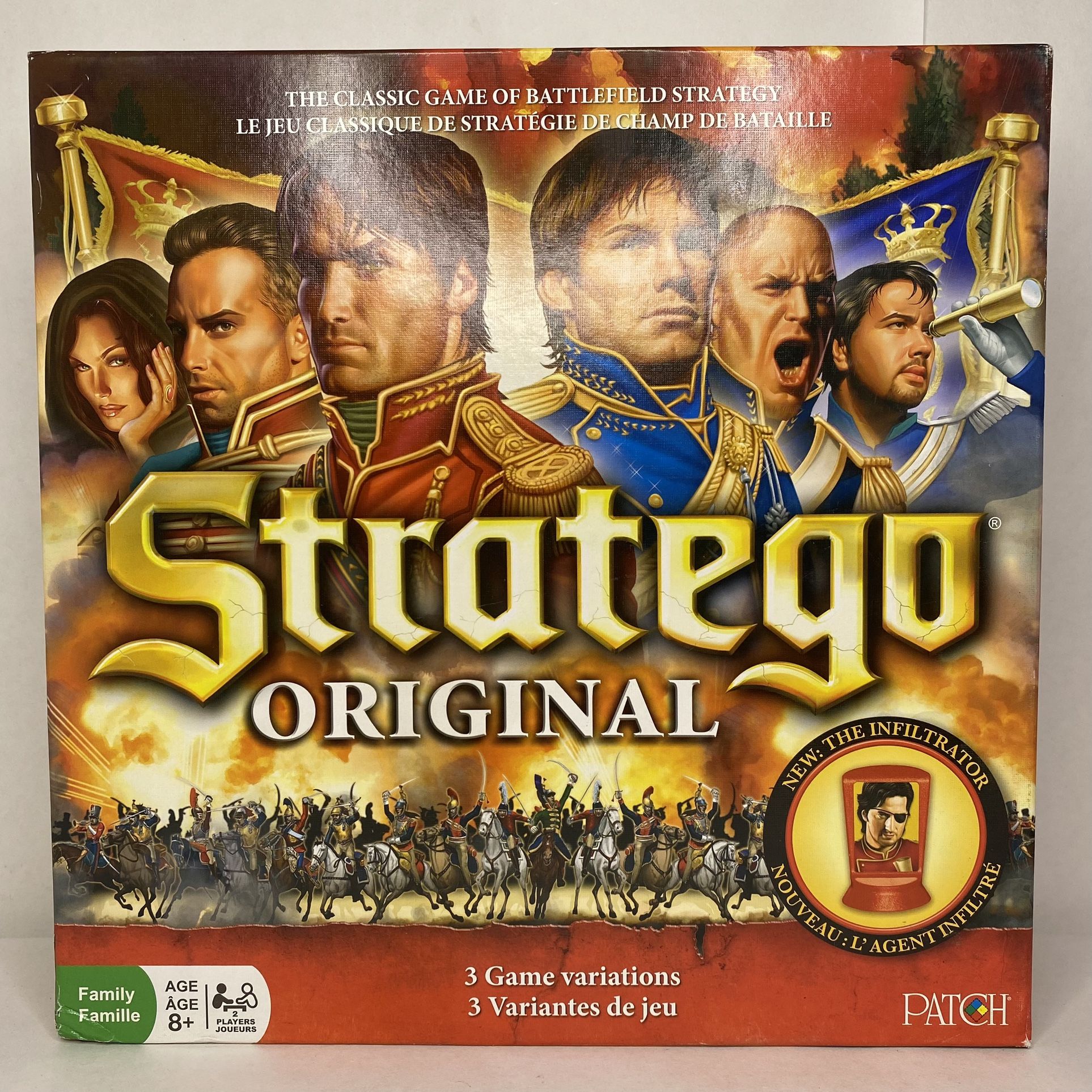 Stratego Original Board Game Battlefield w/ The Infiltrator - 100% Complete