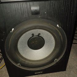 Sony SAW2500 Performance Line Subwoofer, Black
