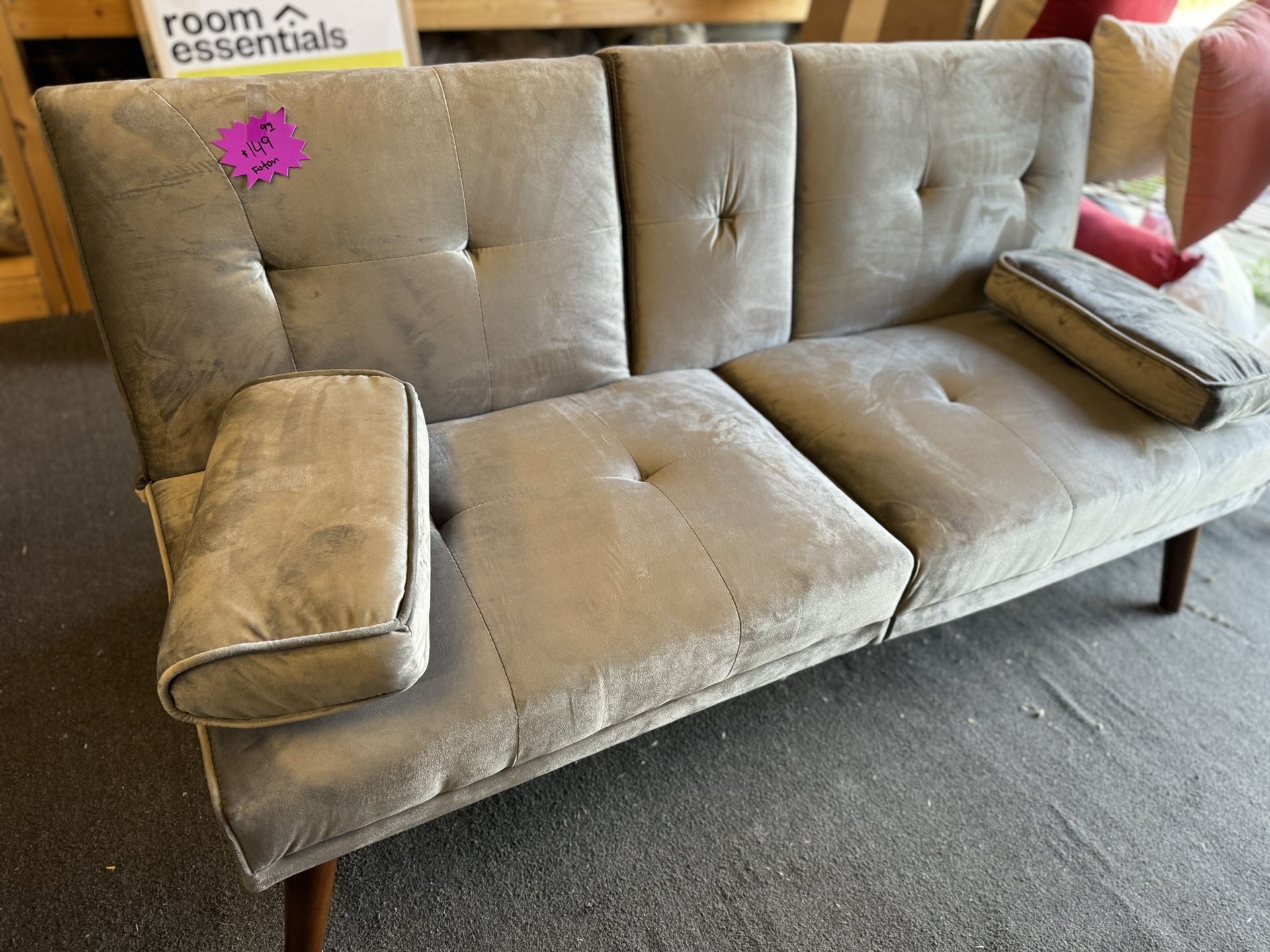Futon Sofa With Cup Holders New