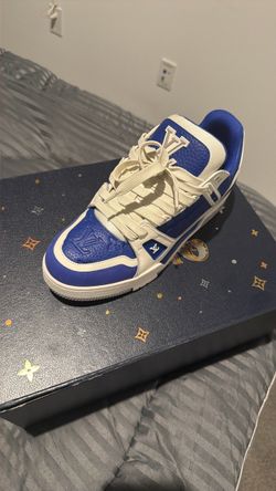 Louis Vuitton LV Trainer Sneaker Blue White