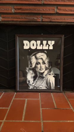 Framed Dolly Parton Vintage Poster