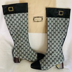 Black Gucci Boots   Size 8.5