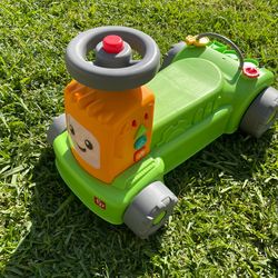 Fisher Price Laugh & Learn Tractor Ride On Toy Smart Stages Lights & Sounds