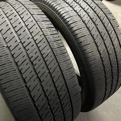 2 USED 28545R22 Bridgestone All Season tires for $130 installed and balanced. 28545R22 285/45/22 285/45/R22 285 45 22 285 45 R 22  Alignments done her