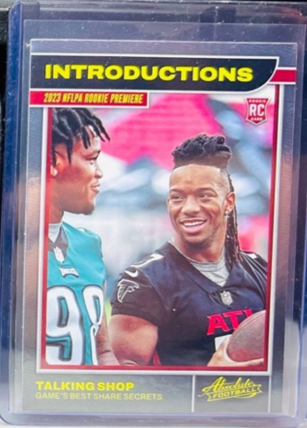 2023 Panini Absolute BIJAN ROBINSON #6 INTRODUCTIONS ROOKIE PREMIERE SILVER ATL