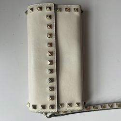 Valentino Rock stud Leather Wallet