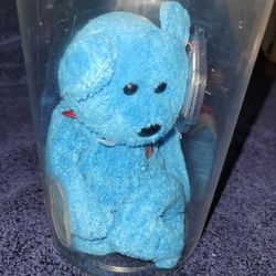 Blue Baseball Beanie Baby 