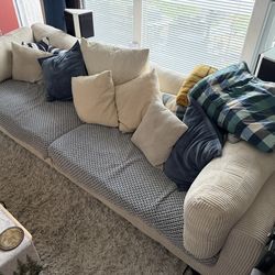 FREE - Long, Deep Couch, clean, no rips or stains