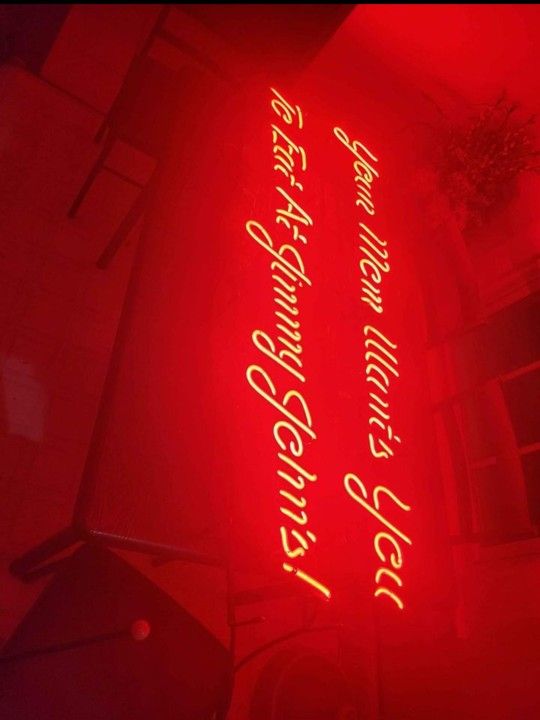 Neon Jimmy John's Light