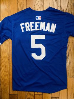 Blue Los Angeles Dodgers Freddie Freeman Jersey  Fully Stitched with World Series and Fernando Patch
