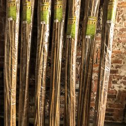 Six-Foot-Tall Natural Bamboo. 25 Stakes Each!  (5 Count)
