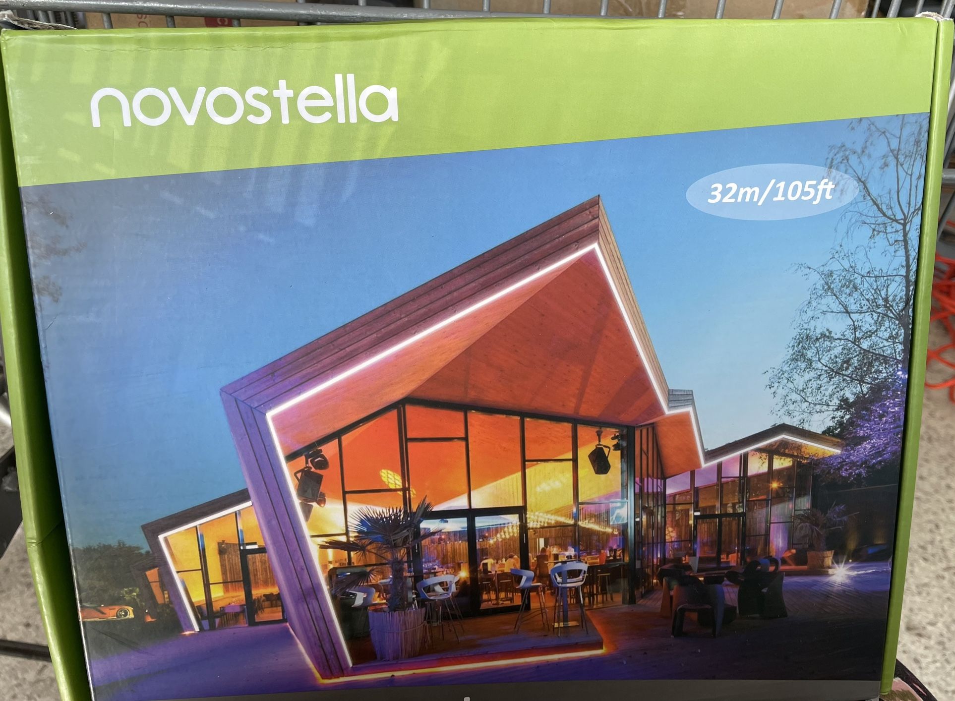 Novostella Smart Outdoor Rope Light, 105ft (52.5x2) Music Sync RGB LED