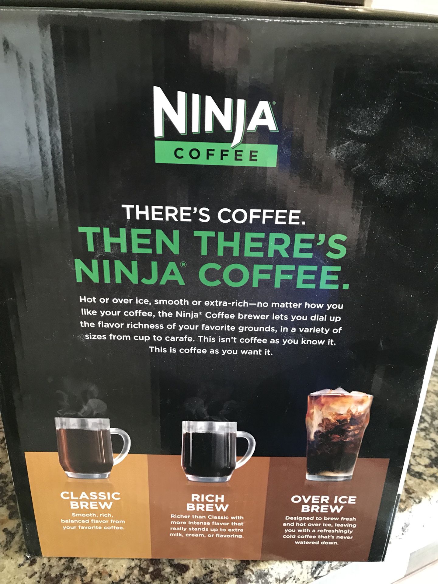 Ninja CF020 One Touch Auto-iQ Coffee Brewer Machine with Coffee