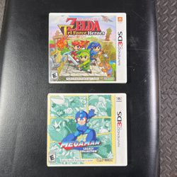 Zelda Megaman Nintendo 3DS Games