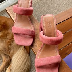 ASOS Women’s Pink Chunky Block Mule Heels - US Size 7.5