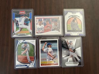 Dodgers Clayton Kershaw (6) card lot