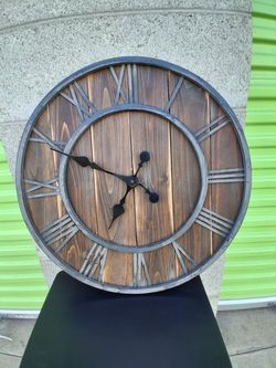 Modern Rustic Clock