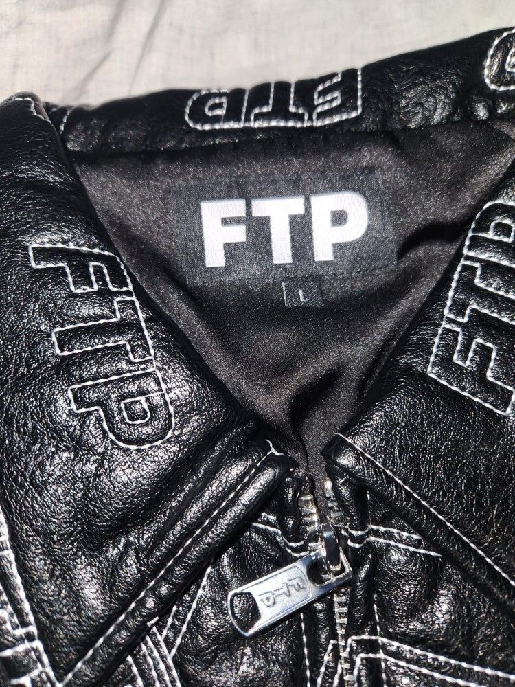 FTP BIG BODY LEATHER JACKET (BLACK) Rolls Royce L