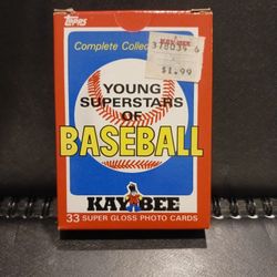 1986 Topps Kay Bee Young Superstars Of Baseball 