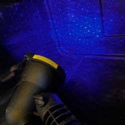 BlissLights Blue Laser Yard Light Halloween Christmas Light 