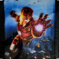 3D Iron-Man Wall Art (Framed)