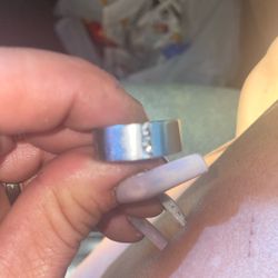 Platinum With 3 Stones Ring