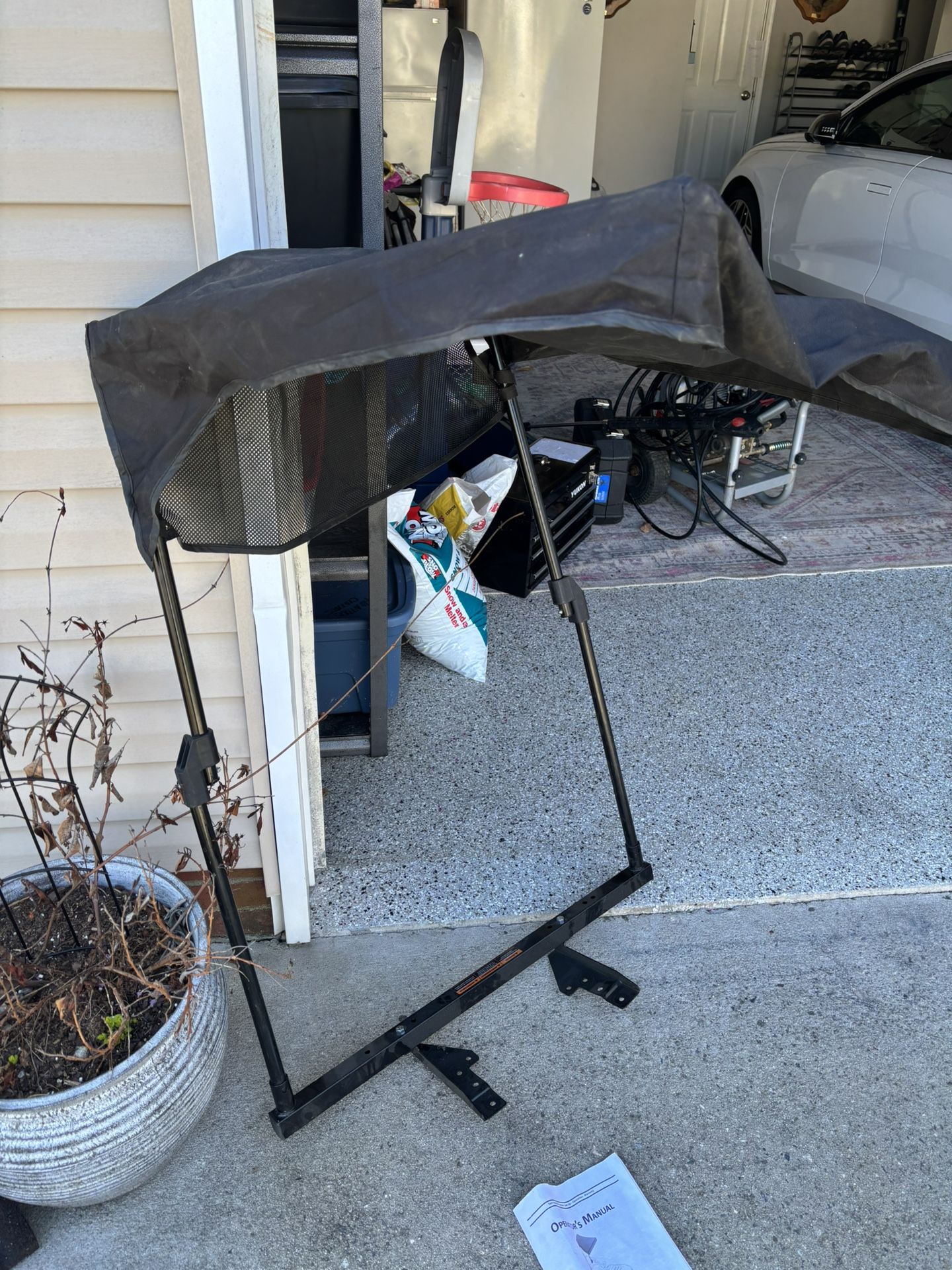 Riding Mower Sun Shade
