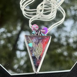 Lovely Real Fern Necklace 