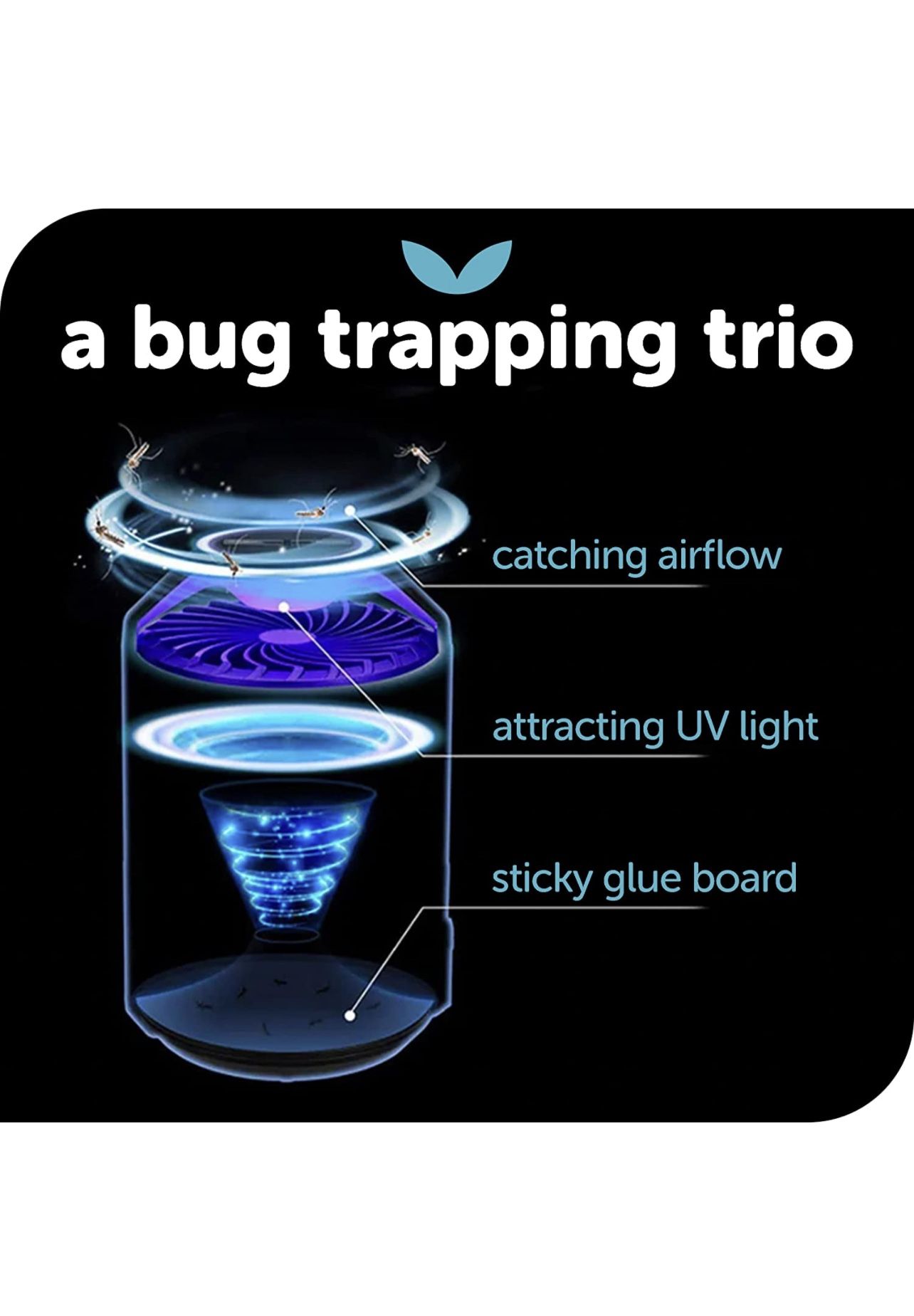 Katchy Indoor Insect Trap - Catcher & Killer For Mosquitos, Gnats ...