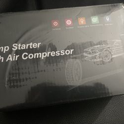 Jump Starter With Air Compressor 