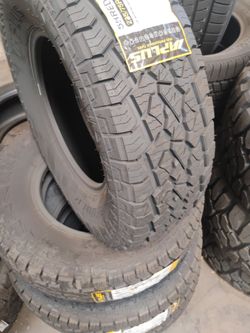 New set of tires all terrain 235 75 15