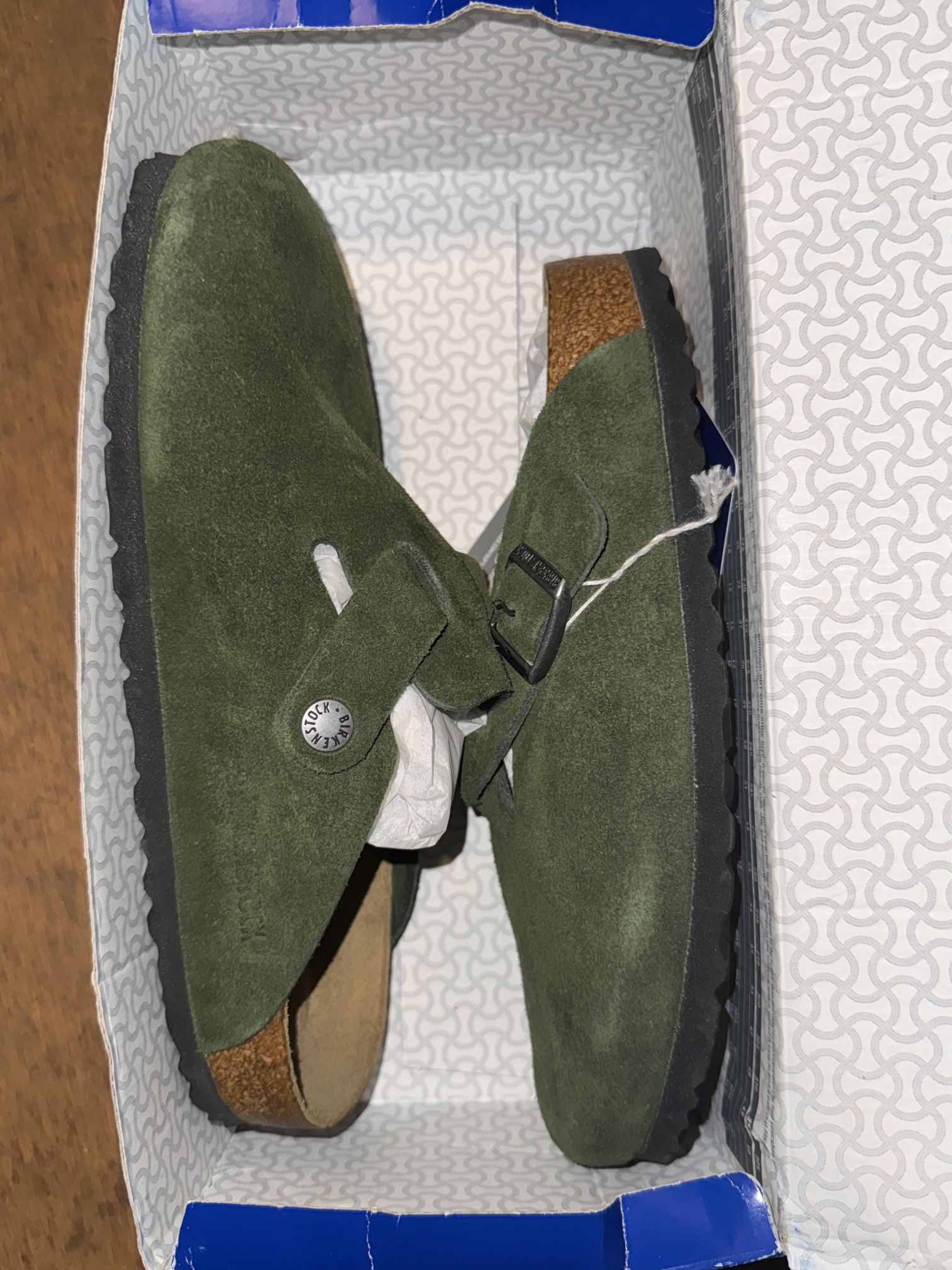 Birkenstock Boston Mountain Green