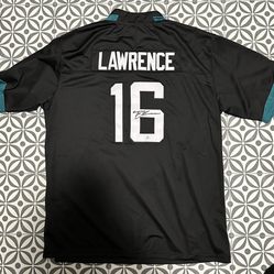 Trevor Lawrence Training Jersey (SIGNED AND CoA) 