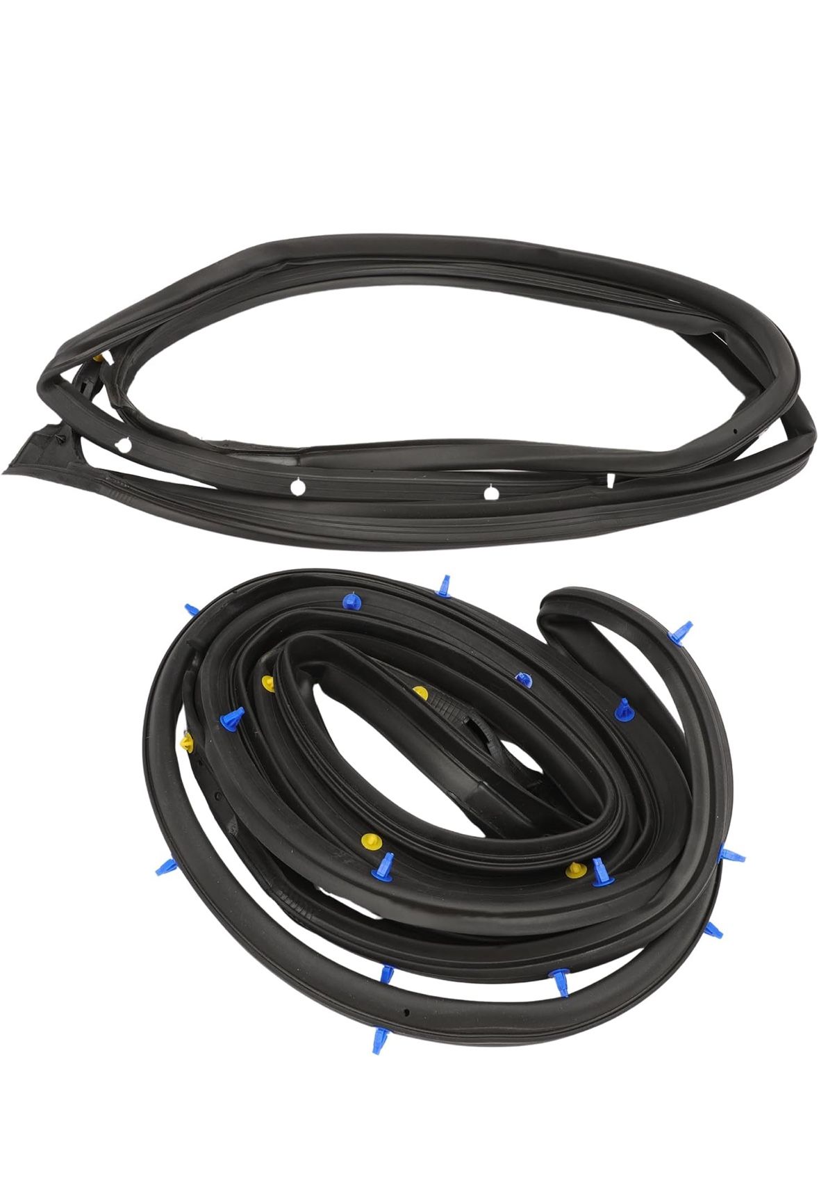 2pcs Door Weatherstrip Moulding Seal Rubber Compatible for Accord 2008-2012 Door Weatherstrip Opening Seal Stripping Left Right Side Replaces#72350..